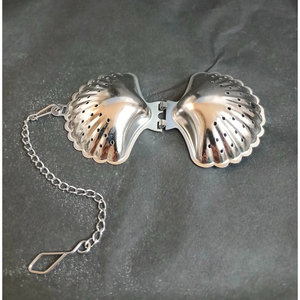 Sea Shell Design <b>Silver</b> Plated Metal Tea <b>Coffee</b> Infuser For Drinking Kitchen Ware Accessories <b>Table</b> Decoration Products Supplies - Product Image 5