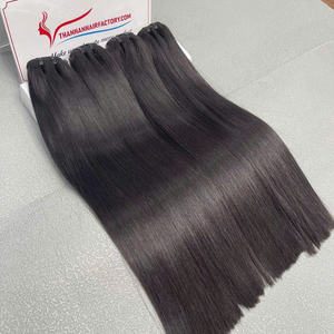 Venta al por mayor Vietnamita Raw Hair Bone Straight Extensiones de Cabello Humano Original Super Double Drawn Vietnam Bundle Proveedor de Cabello - Product Image 1