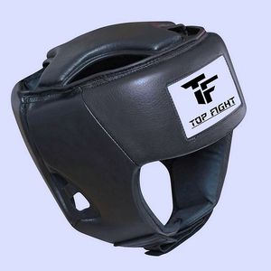 MMA Boxing Head Guard PU Leather Hook Loop Breathable Sparring Training Gear Unisex Digital Print - Product Image 1