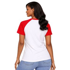 Maglietta Raglan Premium Delta Sigma Theta per Donne, Vestibilità Comoda, Alta Qualità, Abbigliamento Casual per Confraternite Greche - Product Image 2