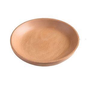 Assiettes rondes en bois faites à la main, assiettes en bois naturel pour la table à manger, restaurant, hôtel, cuisine et service - Product Image 1
