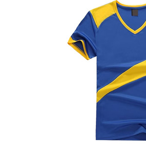 <b>Soccer</b> Blue and Yellow Jersey and Shorts Set with Lightweight Fabric and OEM Private Label Manufacturing Service - Product Image 2