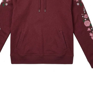 Sweat à capuche personnalisé pour homme, broderie, coton molletonné épais, coupe oversize, style streetwear, vente en gros - Product Image 5