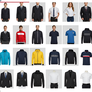 Vêtements de sport unisexes de haute qualité, ensemble veste coupe-vent et pantalon à fermeture éclair personnalisée, 100% polyester, imperméable et respirant - Product Image 5
