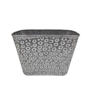 Macetero rectangular de Metal para interior y exterior, mesa de jardín, decoración del hogar - Product Image 5