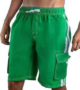 Shorts cargo décontractés taille mi-haute, grandes poches, longueur genou, fermeture à cordon, options multicolores, imperméables, service OEM - Product Image 4