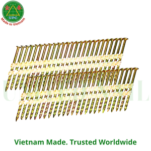 Clous à tête ronde en acier à motif damier 2,87x60mm avec tige à vis pour projets de bricolage en provenance du Vietnam |   Clous sur bande plastique - Product Image 3