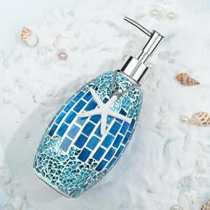 Juego de Baño de Lujo con Mosaico Inspirado en el Océano, Perfecto para la Higiene Diaria, Recepción de Invitados y Ambiente Relajante en el Baño, de la India - Product Image 4