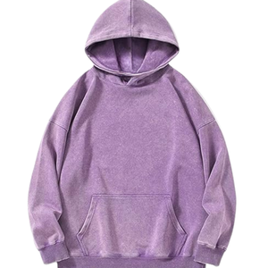 Fournisseur d'exportation de sweats à capuche délavés à l'acide, sweats en coton décontractés, personnalisation de logo, marque privée, fabrication en gros pour l'habillement - Product Image 1