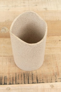 Ensemble de porte-ustensiles en porcelaine mouchetée, design à bord incurvé, finition lisse, résistant aux éclats, résistant à la chaleur, organisateur de rangement pour comptoir de cuisine - Product Image 3