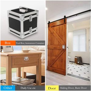 Poignée de meuble en acier inoxydable à quatre trous, type anneau, durable pour cuisine, bagages, boîte à outils, usage domestique et mobilier - Product Image 4