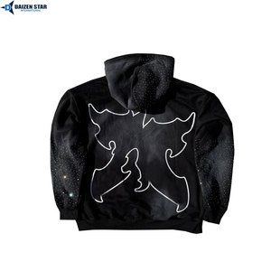 Sudadera con Capucha Deportiva, Sudadera con Capucha de Felpa de Algodón para Hombre, Ropa Deportiva Informal, Impresión Personalizada - Product Image 6