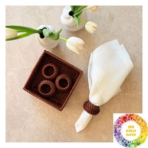 Anneaux de serviette en rotin tressé naturel, production sur mesure pour les collections de vente au détail, les événements de mariage, les restaurants et les boutiques de cadeaux - Product Image 5