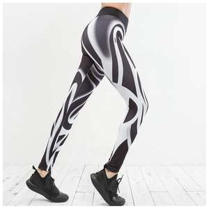 Leggings de sport extensibles pour femmes, taille haute, effet push-up, avec poches, couleur nude, pour fitness, yoga, entraînement, course et gym - Product Image 2