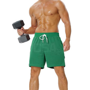 Shorts de sport en mesh, tissu respirant, coupe confortable et extensible, idéal pour l'entraînement, la course à pied et le fitness. - Product Image 2