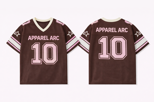 Camiseta Deportiva Oversize de Malla Marrón y Rosa con Cuello en V para Sublimación, Estilo Urbano, Fabricante de Logotipos Personalizados - Product Image 2