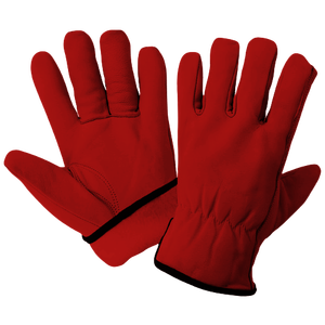 Guantes de Trabajo de Cuero Vacuno Granulado, Flexibles, Resistentes al Calor, Chispas y Abrasión, para Jardinería, Seguridad y Conducción - Product Image 5