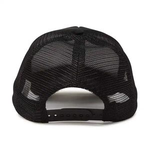 Casquettes de camionneur à 5 panneaux personnalisées avec impression en relief, casquette de camionneur en mousse à fermeture snapback, casquettes de camionneur en gros - Product Image 3