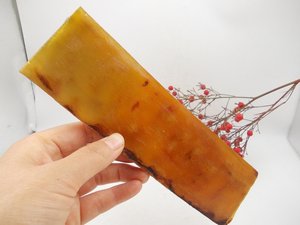 Escamas de cuerno de oveja natural para mango de cuchillo, escamas de cuerno de carnero, material para fabricación de mangos de cuchillos DIY, material para peines de mango, materiales en bruto. - Product Image 5