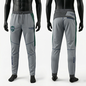 Pantalones de Cricket para Hombre, Premium, 240 GSM, Tela de Poliéster y Spandex, Color Blanco, Diseño de Paneles Laterales, Logotipo Personalizado con Transferencia Térmica - Product Image 4