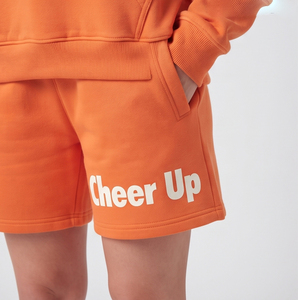 Ensemble pull à capuche ample et short en molleton polyester/coton pour femme, taille élastique, idéal pour l'hiver - Product Image 5
