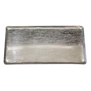 <b>Rectangular</b> Shape Food Serving Trays Event Table Decor Use Aluminium Decorative Tray Handmade Silver Tray For Parties - Product Image 1