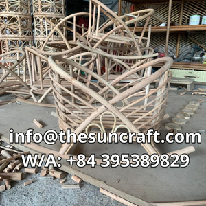 Berceau en rotin de haute qualité pour poupées, berceau en rotin pour enfants, jeu d'imitation, mobilier pour poupées, usine du Vietnam, prix abordable - Product Image 4