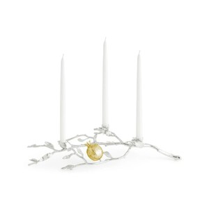 Venta de Fábrica: Candelabro de Aluminio con Ramas y Decoración de Granada Dorada para Navidad y Hogar - Product Image 5