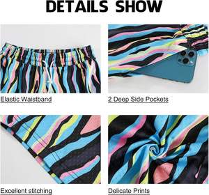 Nouveaux shorts de sport personnalisés pour hommes avec impression par sublimation, shorts de basketball vierges pas chers pour hommes 2026 - Product Image 6