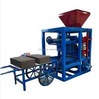 Ligne de production de briques en béton emboîtables avec moteur, machine à fabriquer des blocs creux et pleins