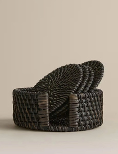 Juego de Posavasos de Ratán de Diseño Exclusivo y Alta Calidad con Sensación Natural al Tacto - Product Image 5