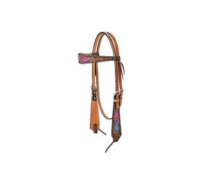Serre-tête équestre Western Durable Chevaux Collier de poitrine personnalisé Bride de cheval en cuir de vache Confortable pour l'équitation - Product Image 6