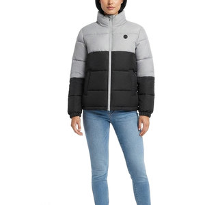 Stylish Puffer <b>Jacket</b> <b>Women</b> <b>Lightweight</b> Winter Outerwear With Soft Insulated Full Zip Front Side Pockets And Modern Casual Wear - Product Image 1