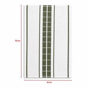 Serviette de cuisine 100% coton super absorbante, séchage rapide, design rayé aux couleurs magnifiques, serviettes de cuisine en vente promotionnelle - Product Image 5