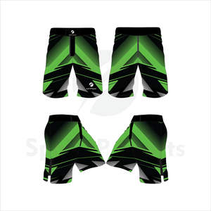 Shorts MMA en polyester respirant, motif uni, pour entraînement décontracté, sublimation par transfert thermique, personnalisables, vente en gros - Product Image 6