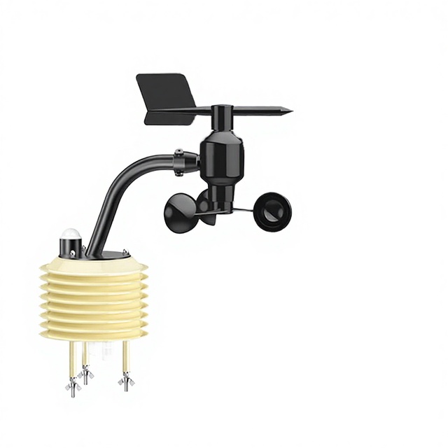 CE RoSh WiFi YIGU YGC-WSM-5 Weather Station Wind Speed Direction Temperature Humidity Pressure Led Display IP65 ODM/OEM 1 Year