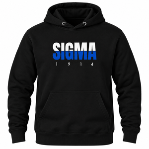 Sudadera con Capucha Negra para Hombre Phi Beta Sigma 1914, Bordada, con Cordón Ajustable, Bolsillo Canguro, Manga Larga, Informal, de Forro Polar - Product Image 3