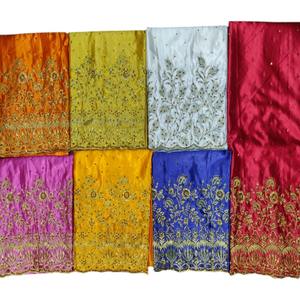 Tissu satiné de qualité supérieure, tendance, motif floral Dobby, en polyester épais, travail artisanal somalien Gorgura - Product Image 6