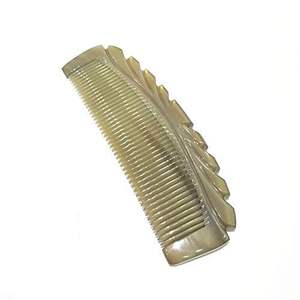 Peine de cuerno natural para peluquería, desenredar el cabello y herramienta profesional para el cuidado del cabello - Product Image 3