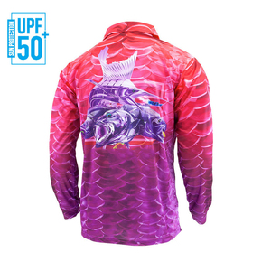 เสื้อโปโลตกปลาแขนยาวคุณภาพสูงสำหรับผู้ชาย ขายส่ง ปรับแต่งได้ ป้องกันแสงแดด UPF 50+ - Product Image 4