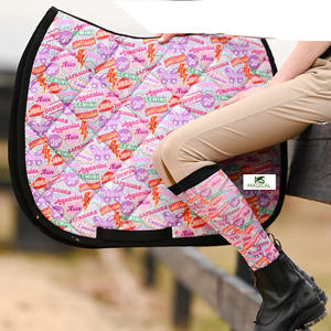 แผ่นรองอานม้าคุณภาพสูง ลายซันสัญลักษณ์แบบซับลิเมชั่น คุณภาพเยี่ยม แผ่นรองอานม้าสำหรับขี่ม้า ใช้ได้หลากหลาย - Product Image 6