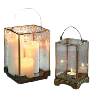 Black Decorative Metal Hanging Lantern <b>Candle</b> <b>Holder</b> With Glass Classic Style Iron Pillar <b>Candle</b> Lantern For Home Decoration - Product Image 5