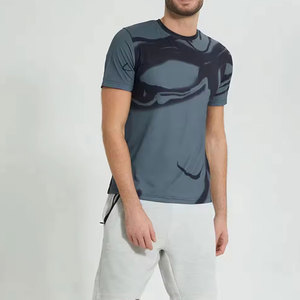 Camiseta de sublimación de moda icónica con tacto de tela premium personalizada al por mayor, con diseño único y moderno para hombre - Product Image 2