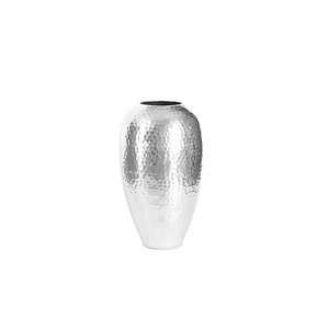 Florero de Metal de diseño moderno, hierro y aluminio martillado para vajilla de boda, decoración de hogar y restaurante - Product Image 1