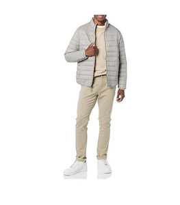 Men's Unisex Formal Spring Customized Own Branded Custom Logo Front Bubble Coated Waterproof Puffer <b>Jacket</b> High Quality - Product Image 4