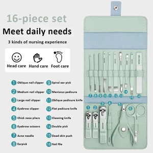 Available In Various Colors Sizes Suitable Manicure Pedicure <b>Set</b> High Demanding sustainable stylish design logo Manicure <b>Set</b> - Product Image 2