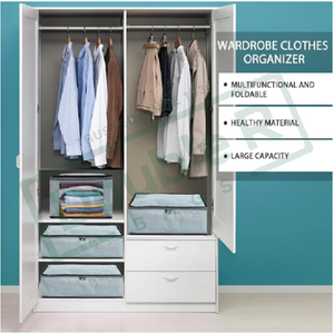 Caja organizadora plegable para camisas, para hombres y mujeres, organizador de ropa para armario, para camisetas, jeans y camisas - Product Image 3