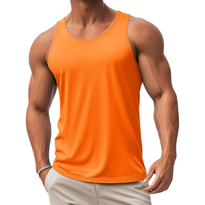 Camiseta sin mangas clásica para hombre, tejido suave, transpirable, textura ligera, ajuste relajado, movimiento fresco, elasticidad suave, comodidad diaria, forma moderna - Product Image 1