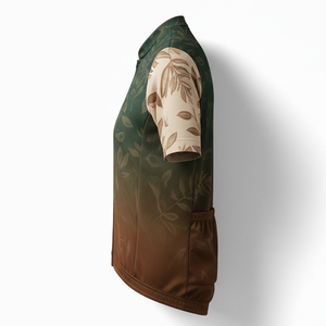 เสื้อจักรยานแบบซิปเต็มตัว พิมพ์ลายแบบ Sublimation ไม่ซีดจาง มีกระเป๋าหลังสามช่อง เสื้อจักรยานสำหรับทีมแข่ง - Product Image 3