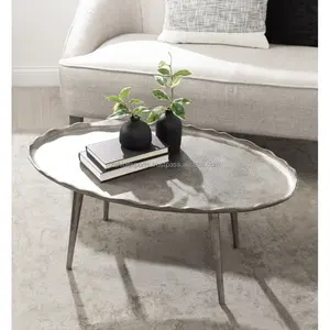 Mesa de Centro Portátil de Acero Inoxidable de Primera Calidad, Muebles de Sala de Estar de Lujo, Muebles Modernos de Diseño de Alta Calidad para el Hogar - Product Image 3